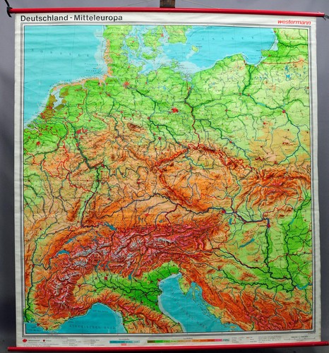 Schulwandkarte rollbild - schulwandkarte,