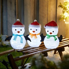 LED Weihnachtsfiguren Set: 3