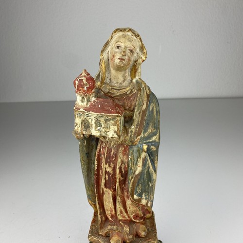 Alte heiligenfigur skulptur - heiligenfigur,