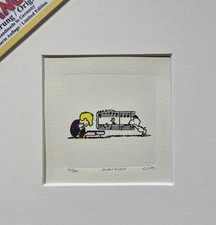 Original Radierung " Music