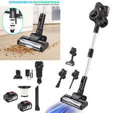 6000W 30KPA Akku Staubsauger beutellos kabellos Bodensauger Handstaubsauger 6in1