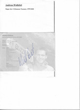 Andreas Widhölzl, Ski Sprung Autogrammkarte signiert