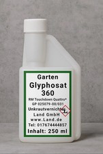 Oh. Glyphosat 1x 250 ml Unkrautvernichter oh. Glyfosat 360