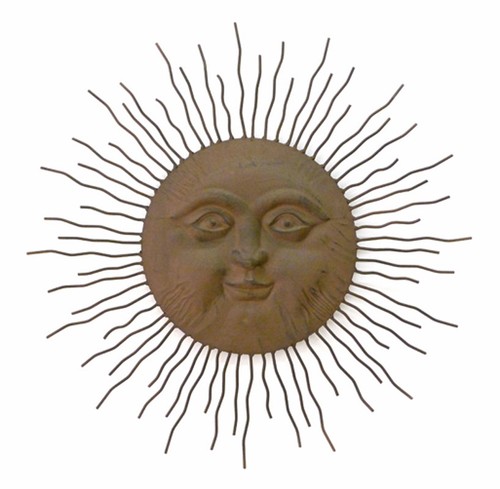 Wanddeko sonne braun - cm,