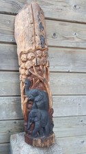 65cm Akazie Holz Elefant