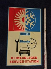 Waeco Diavia Klimaanlagen Service Station  Kunststofschild