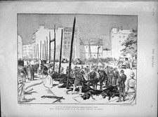 Original alter antiker Druck