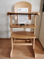 Kinderstuhl / Hochstuhl von Geuther Holzstuhl "mitwachsend"