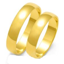 Eheringe Trauringe 333 er Gold Gelb Gold 4mm breit Paarpreis Inkl. GRAVUR