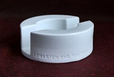 Räder Tea Time Teelicht-Stövchen "ABWARTEN UND TEE TRINKEN" / Porzellan, Ø 13 cm