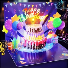 Geburtstagskarte mit 3D Pop Up