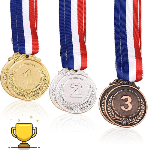 Medaillen stück gold - medaillen,, 6