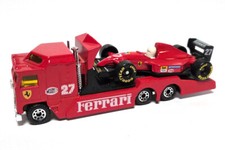 gebraucht! Matchbox Ferrari Racing Set Kenworth Cabover + Formel 1