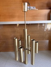 Kronleuchter Mid century Messing Gaetano Sciolari 74,5cm Höhe