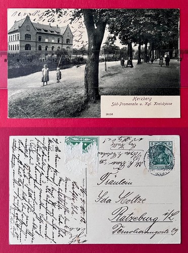 Herzberg elster 1912 - ak,