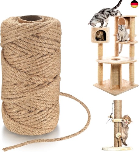 Natur juteschnur kordel 6mm x - juteschnur,