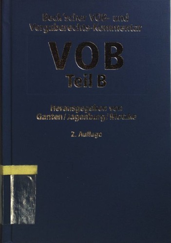 Beck scher vob und - vob-,