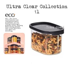 Tupperware Ultra Clear 1 l Trockenvorrat Kühlschrank Eidgenosse Neu & OVP 