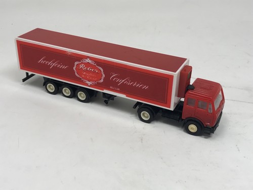Herpa koffer sattelzug - mb, koffer-sattelzug