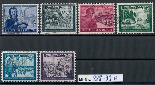 Deutsches reich 888 - deutsches, mi-nr.: