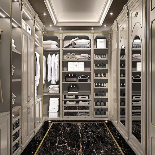 Begehbarer kleider schrank - begehbarer,