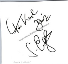 Original Autogramm Sarah Engels DSDS RTL /// Autograph signiert signed signee En
