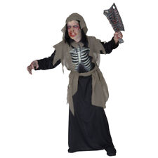 Kinder Zombie Kostüm / Halloween Karneval Gevater Tod Sensenmann Jungen 3D Robe