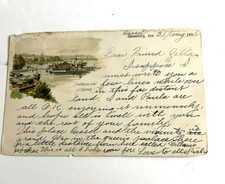 Hamburg Germany Postcard 1896
