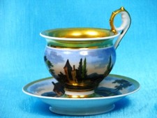 Gotha ansichten gedeck tasse - gotha,