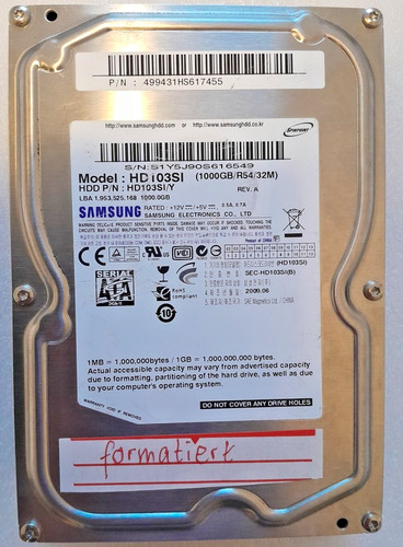 Hard disk festplatte samsung - hard,