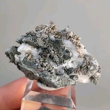 🔥gediegen Silber auf Quarz