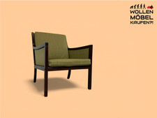 WMK Stilvoller & gut erhaltener Designersessel von Ole Wanscher für Poul Jeppese