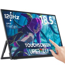 18,5 Zoll 120Hz Tragbarer Monitor Touchscreen FreeSync Gaming QHD HDR Bildschirm