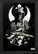X-Wing Gerahmtes Wandbild