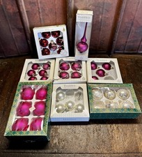 Vintage Glas Baumschmuck
