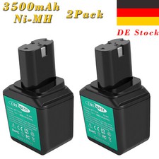2X 3500mAh 12V NiMH Akku für Bosch 2607335021 BPT1004 BH1204 GBM 12VE GSB 12VESP