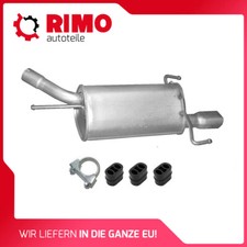 Opel Tigra Twintop 1.4 1.8 (ab 2004) Endschalldämpfer Mit Montagesatz Auspuff