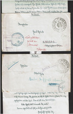 3 Feldpost zurück Bad Sulza an FpNr 00366 7. Bat Flak-Regt 11. bzw 25721 Panzer