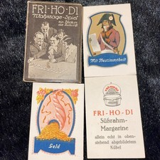 Fri-Ho-Di Wahrsage Spiel 32 Karten Margarine Orakel Tarot Bunt Antik Vor 1945