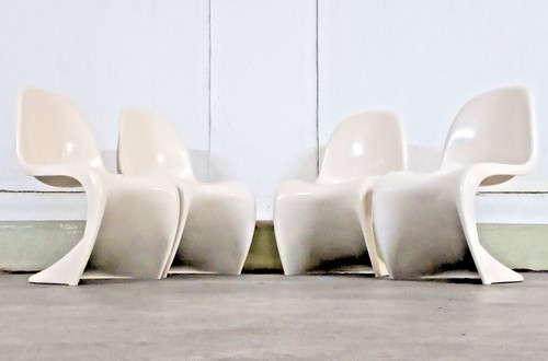Panton chair weiß fehlbaum - panton,