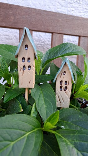 Beetstecker 2er set häuschen - beetstecker, 2er-set