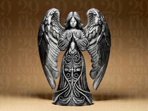 Gothic angel tree topper - tree, |