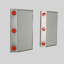 Vintage Wandmöbel Aluminium