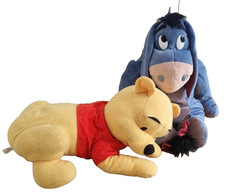 I-aah Esel und Winnie Pooh Disney Plüsch Stofftiere Kuscheltiere Mattel XXl 60cm