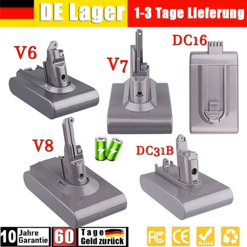 Akku 6400mah für dyson - 6400mah, v6