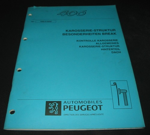 Werkstatthandbuch peugeot 406 - peugeot,