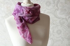 Seidentuch weinrot lila