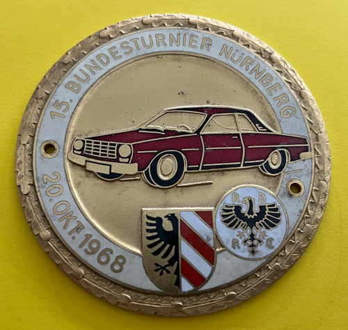Alte auto email sammlerstück - auto,