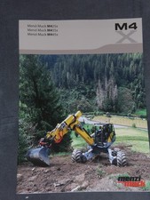 MENZI MUCK M4X Schreitbagger, Bagger Prospekt von 03/2025 ( b 331 )
