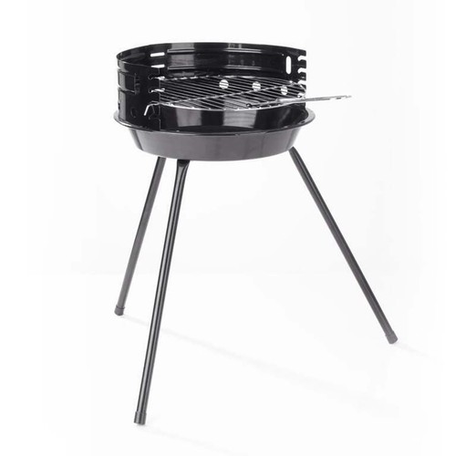 Mobiler holzkohle rundgrill - holzkohle,
